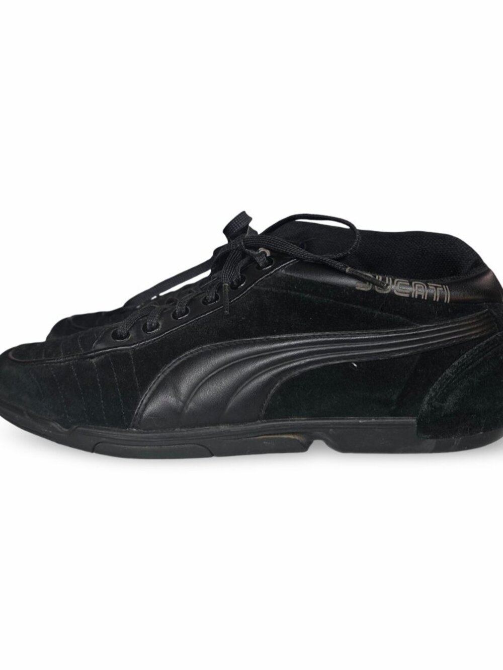 Puma x Ducati Testastretta II Mid Sneakers Mens Size 10 Black Suede Moto Casual